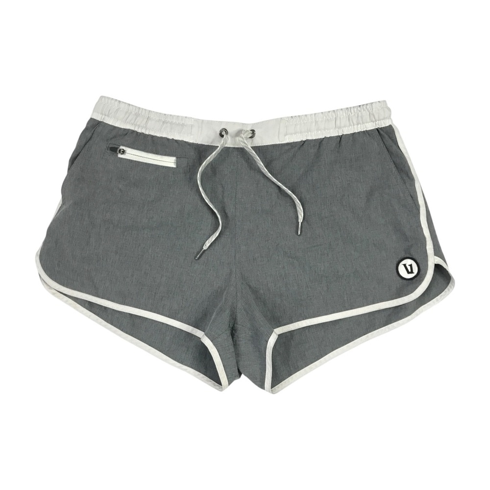 Vuori Tavi Shorts Womens Medium M Gray 2" Board Athletic Gym Running Yoga VW361